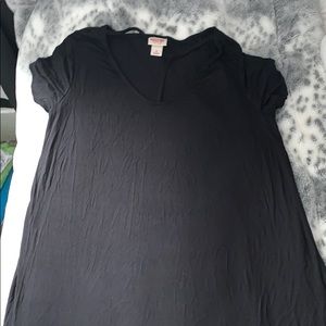 Oversized Black Dress